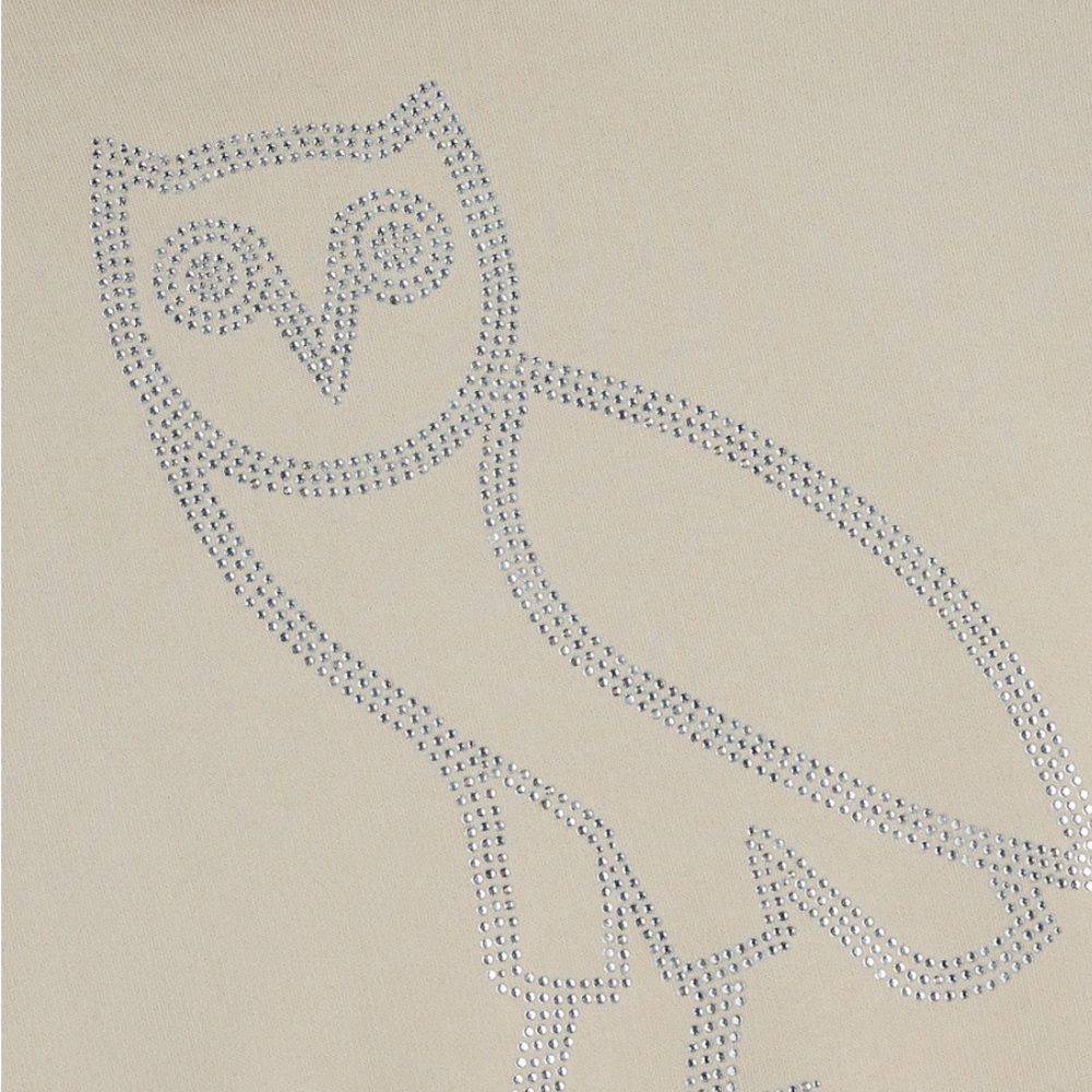OVO Tan Rhinestone Owl Logo - Picture 4 of 5